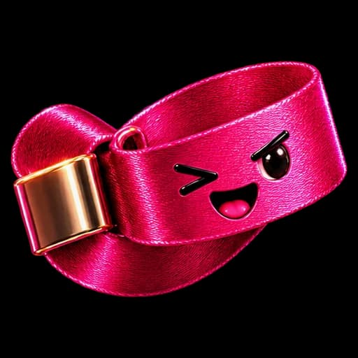 The wristband, winking